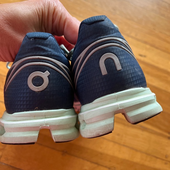 On Running WOMEN'S cloudflow dawn/jade purple blue mint sneakers shoes 6.5 37.5 - Picture 3 of 8